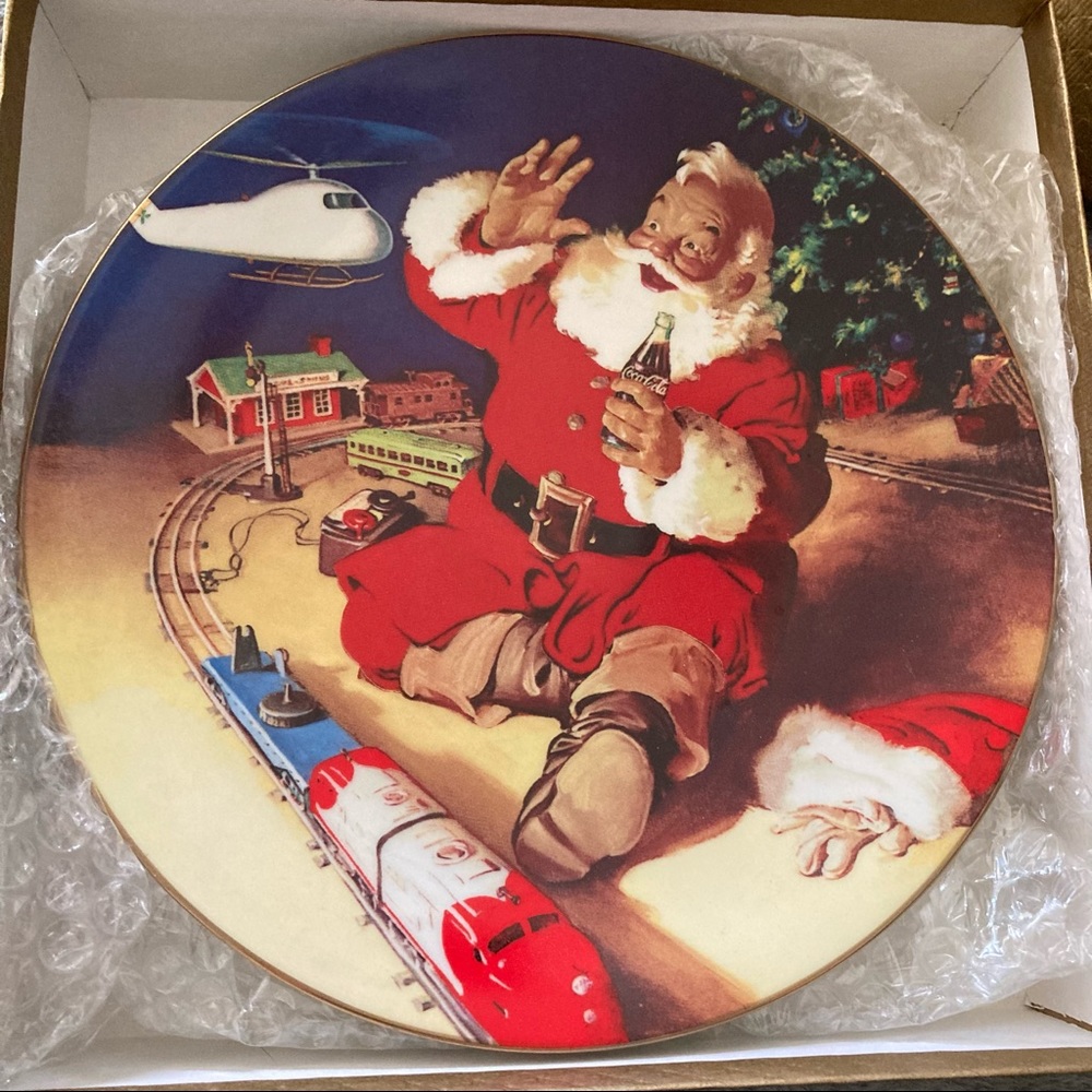 Vtg Coca Cola Collector Plate (1996)